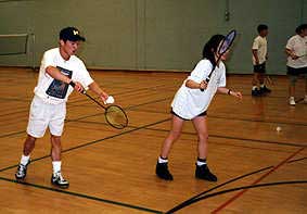 badminton technique pour le bac eps