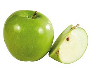 la pomme granny smith est celle qui est le plus riche en fibres