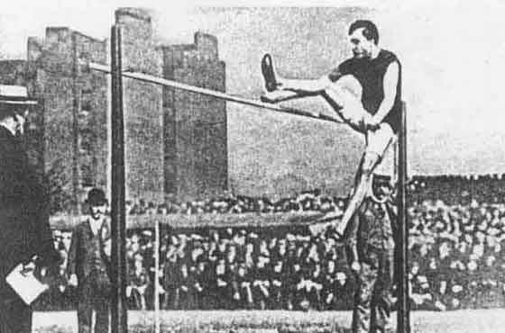 Saut en hauteur: J.K. Baxter aux jeux olympiques de Paris en 1900