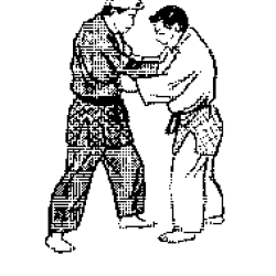 prise de judo ashi guruma roue autour de la jambe
