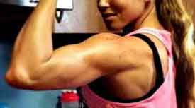 biceps de femme