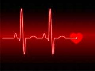 fréquence cardiaque et battement de coueur schématisés