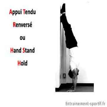 appui tendu renversé ou hand stand hold