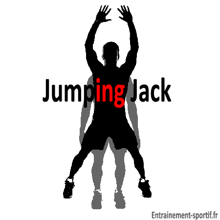 exercice de crossfit le jumping jack