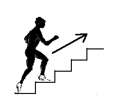 exercice de montee d'escalier au poids de corps