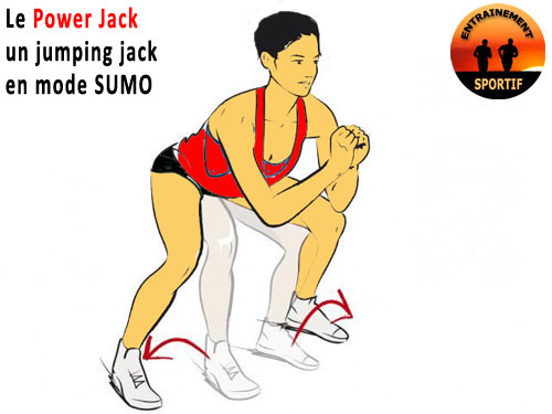 le power jack un jumping jack en mode SUMO