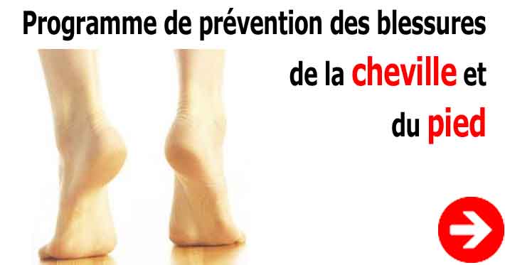 programme de prévention des blessures de la cheville et du pied