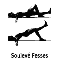 exercice de fitness soulevé de fesses ou one-leg-hip-thrust