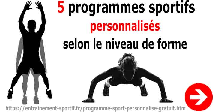 5 programmes sportifs personnalisés gratuits 