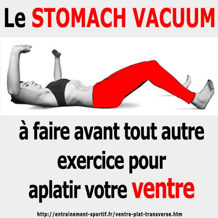 le stomach vacuum est essentiel pour bien muscler le transverse