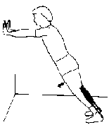 exercice de stretching pour les mollets phase d'etirement
