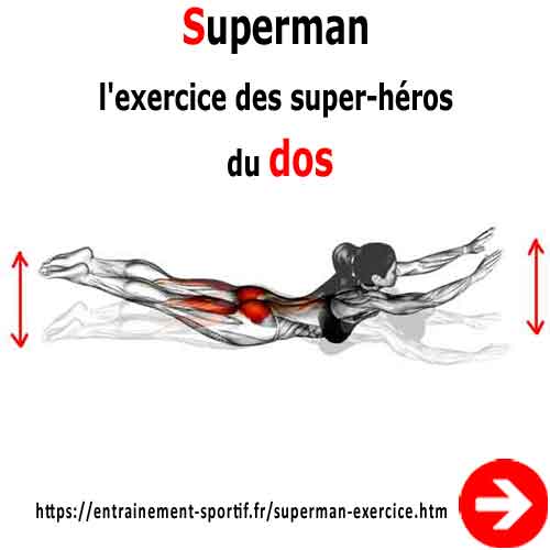 Superman, un super exercice pour le dos