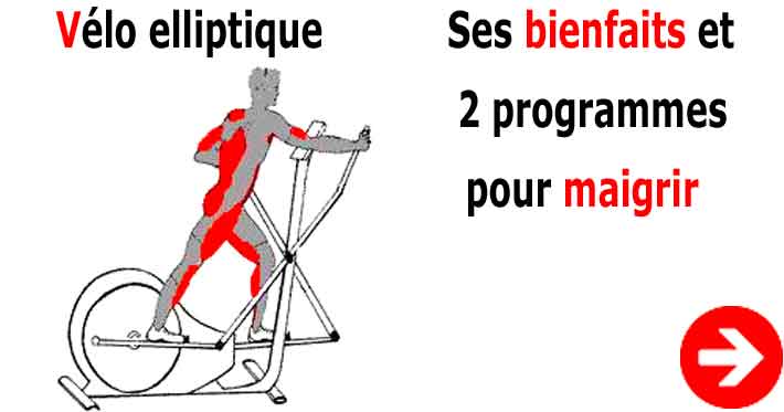 vélo elliptique pour muscler le dos