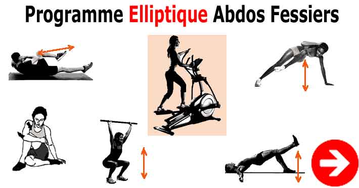 programme musculation avec vélo elliptique pour abdos et fessiers