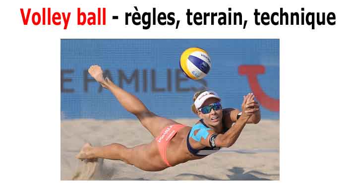 Volley ball: règles, terrain, technique